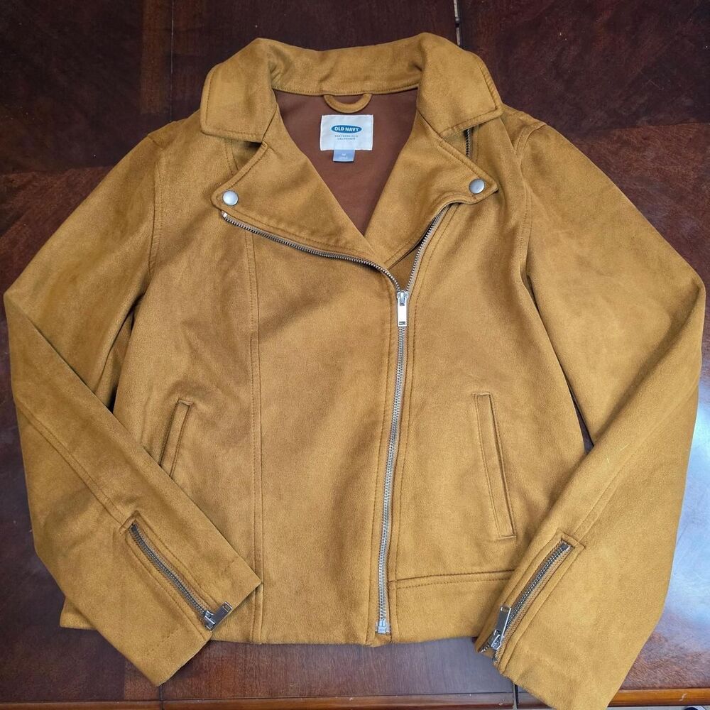 Like New Old Navy Women's Tan Bomber Jacket